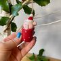 Christmas Pig In Blanket Ceramic Decoration, thumbnail 5 of 5