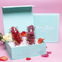 Vegan Gummies Set. Cherry Lips And Strawberry Hearts, thumbnail 1 of 3