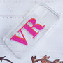 Personalised Pink And Orange Clear Case, thumbnail 8 of 9