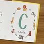 Personalised Alphabet Initial Name Card, thumbnail 5 of 6