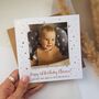 First Birthday Photo Card | Personalised 1st Birthday, thumbnail 3 of 5