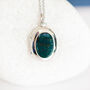 Personalised Bloodstone Locket In Sterling Silver, thumbnail 1 of 11