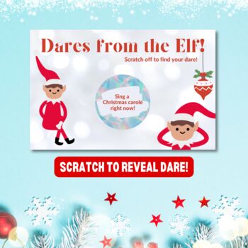 Elf Shelf Dare Cards, 2 of 4