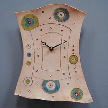 Clock With Blue And Green Circles, 4 of 7
