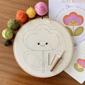 'Bloom' Punch Needle Embroidery Craft Kit, 5 of 9