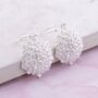 Sunflower Sterling Silver Drop Earrings, thumbnail 1 of 8