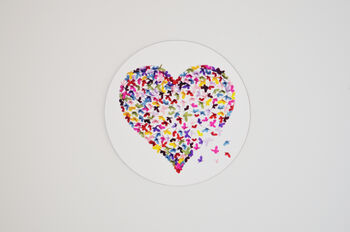 Mother's Day Butterfly Blossom Heart Card, Not 3D, 12 of 12