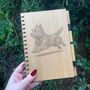 Personalised Cairn Terrier Engraved Notebook, thumbnail 4 of 5