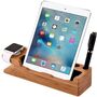 Two In One Bamboo Multifunction Charger Stand Dock, thumbnail 8 of 10