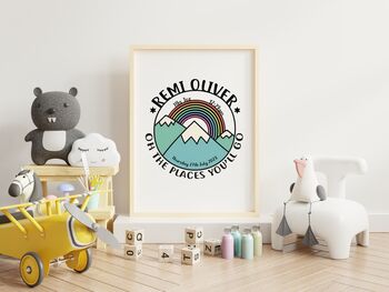 Custom Personalised Print For New Baby, 5 of 7
