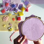 Make A Coral Inspired 3D Beaded Hoop Kit, Lilac, thumbnail 2 of 9