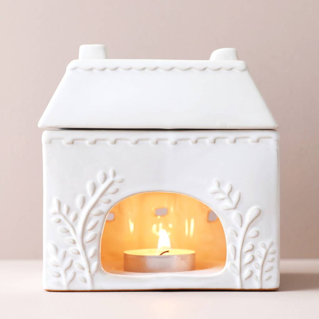 Ceramic House Wax Melt Burner — Vivian Rose Boutique