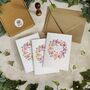 Rose Garden Thank You Cards And Envelopes, thumbnail 3 of 5