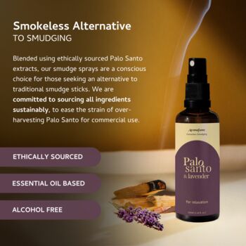 Palo Santo And Lavender Smudge Spray, 3 of 9