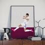 Morgan Rogers Europa League Final Aston Villa Print | Gift For Villa Fans, thumbnail 1 of 4