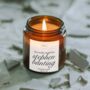 Darts Gift For Dad, Stephen Bunting Candle With Matches, thumbnail 1 of 11