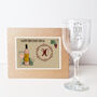 Personalised 90th Birthday Engraved Wine Glass Gift, thumbnail 2 of 8
