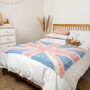Union Jack Blanket Pastel Intermediate Knitting Kit, thumbnail 2 of 12
