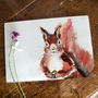 Inky Squirrel Glass Worktop Saver, thumbnail 4 of 5