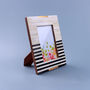 G Decor The Blackline Edit Handcrafted Horn Bone And Brass Photo Frame, thumbnail 3 of 3
