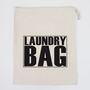 Home And Travel Laundry Bag, Block Letters, thumbnail 2 of 3