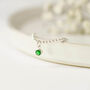Sterling Silver May Birthstone Bracelet, thumbnail 4 of 7