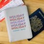 Holiday Holiday Shadow Font Passport Cover, thumbnail 1 of 2
