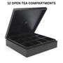 Tea Boxes Highest Quality In Bamboo Stained Black, thumbnail 4 of 6