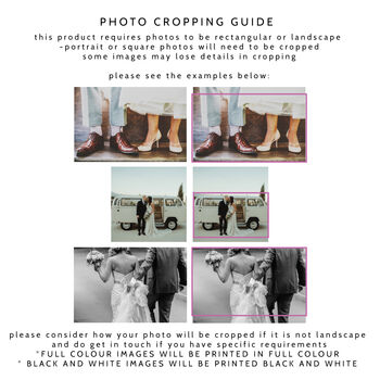 Personalised Photograph Wedding Day Guest Book, 4 of 6