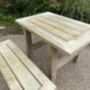 Outdoor Garden Bench With Double Braced Legs, thumbnail 8 of 9