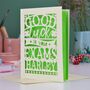 Personalised Papercut Good Luck In Your Exams Card, thumbnail 5 of 5