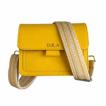Personalised Embossed Box Cross Body Bag, 5 of 11