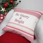 Merry And Bright Cushion, thumbnail 1 of 2