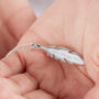 Personalised Feather Message Pendant, thumbnail 2 of 12