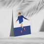 Harvey Barnes Leicester Football Poster, thumbnail 2 of 3