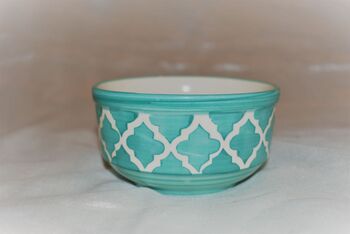 Aqua Blue Pottery Bowls, 2 of 2