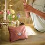 Personalised Wildflower Medium Make Up Bag In Dark Pink, thumbnail 3 of 3