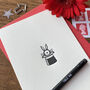 'Rabbit In A Hat' Letterpress Card, thumbnail 1 of 2