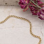 9ct Yellow Gold Curb Chain Anklet, thumbnail 4 of 7