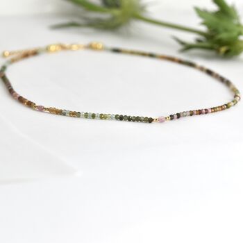 Rainbow Tourmalines Necklace, 6 of 7