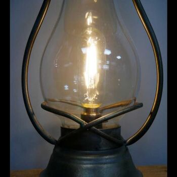 Industrial / Vintage Style Battery Powered LED Lantern, 3 of 12