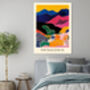Patagonia Mountains Travel Art Print, thumbnail 2 of 3