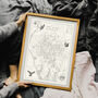 Personalised Lake District Illustrated Map, thumbnail 7 of 11