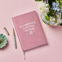 Personalised 21st Birthday Gift Notebook, thumbnail 3 of 7