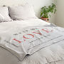 'Wrap My Love Around You' Personalised Blanket Gift, thumbnail 3 of 6