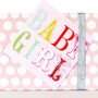 Wordy Baby Girl Card, thumbnail 2 of 3