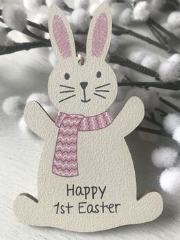 Personalised 1st Easter Bunny Decoration, 2 of 9