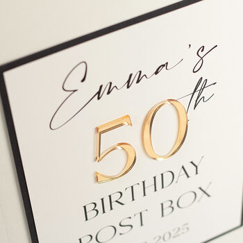 Manhattan Birthday Card Post Box, 2 of 4