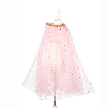 Pink And Gold Fairy Tale Hooded Cape, 4 of 4