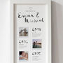 Personalised Our Story Photo Timeline Print, thumbnail 6 of 9